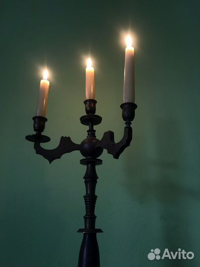 Подсвечник латунь