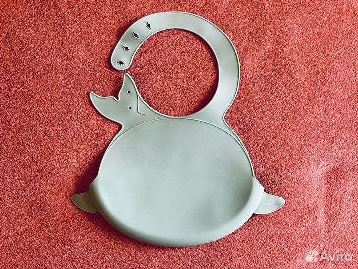 Нагрудник для кормления детский, с карманом