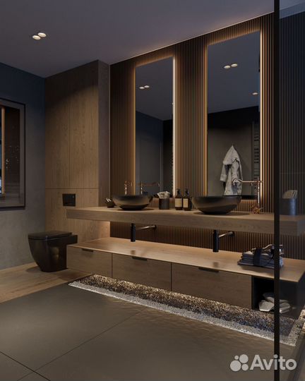 Зеркало с диодной подсветкой в ванную Valery