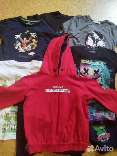 Пакет одежды на мальчика 122 см