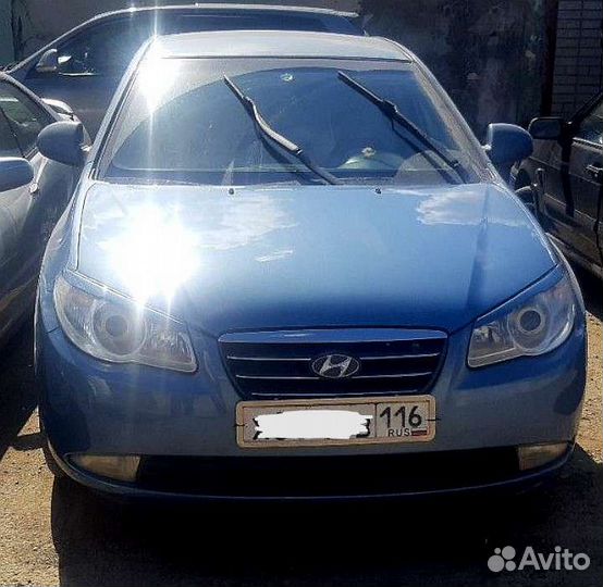 Реснички на фары Hyundai Elantra HD