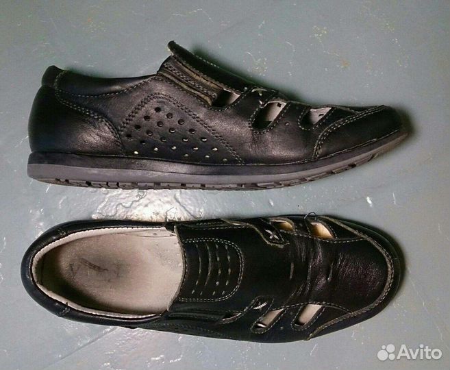 Туфли кожаные, р36