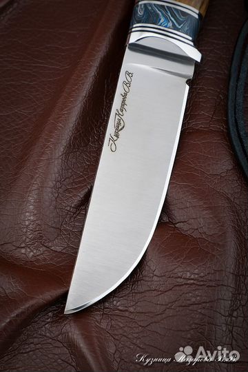 Нож Беркут 2 сталь Х12мф - сатин рукоять карельска