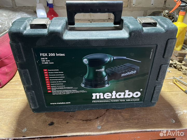 Эксцентриковая шлифмашина Metabo FSX 200 intec