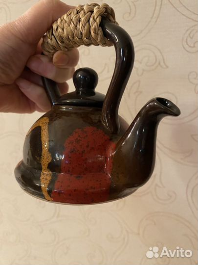 Керамика авторская чайник фигурка