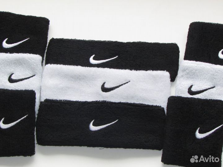 Набор повязка на голову и напульсники для спорта