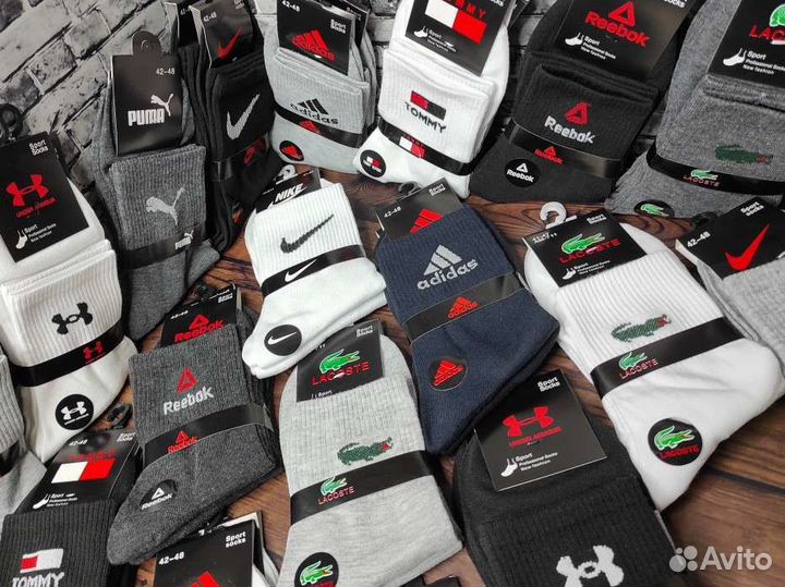 Носки Nike Adidas Puma Reebok качество