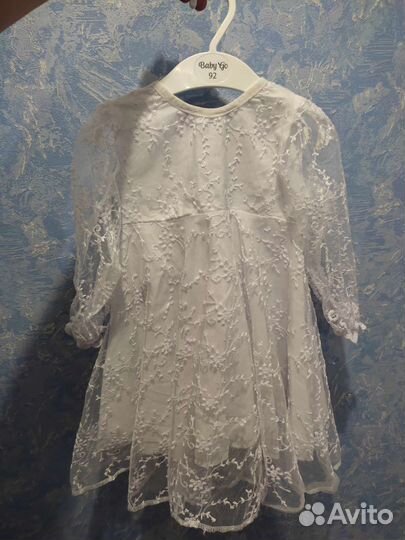 Платье для девочки 92