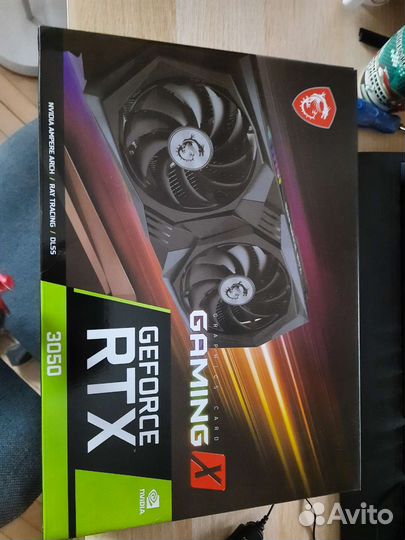 Видеокарта MSI Rtx 3050 Gaming X 8gb