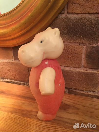 Игрушка советская бегемот СССР