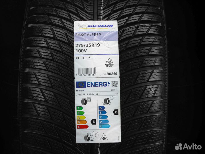 Michelin Pilot Alpin 5 275/35 R19 и 285/30 R20 98V