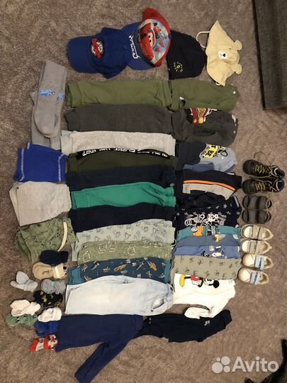 Огромный пакет вещей 80-86 размер