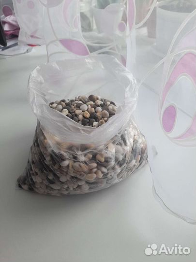 Грунт для аквариума на 25 литров, камешки