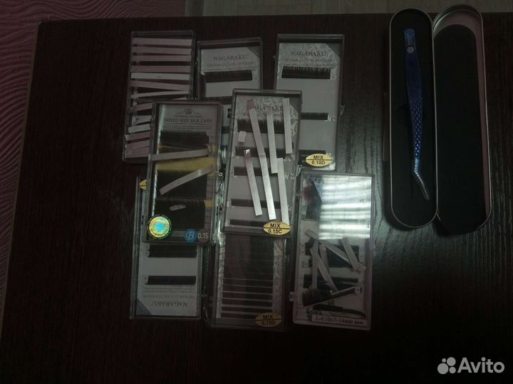 Ресницы для наращивания пинцет