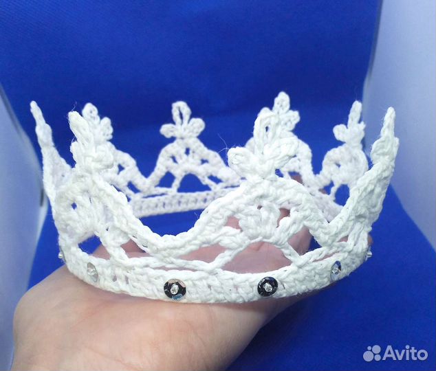 Корона вязаная