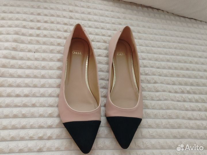 Балетки натуральная кожа 39 бу