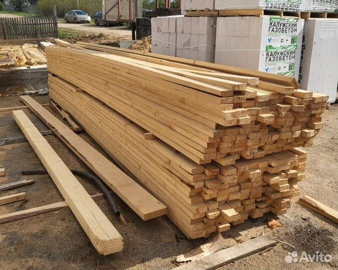 Доска обрезная 50х150х6000