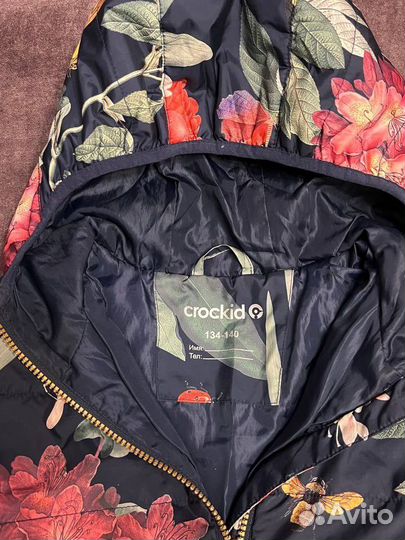 Куртка демисезонная для девочки 134-140 crockid