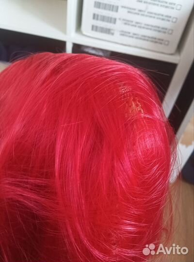 Парик красный