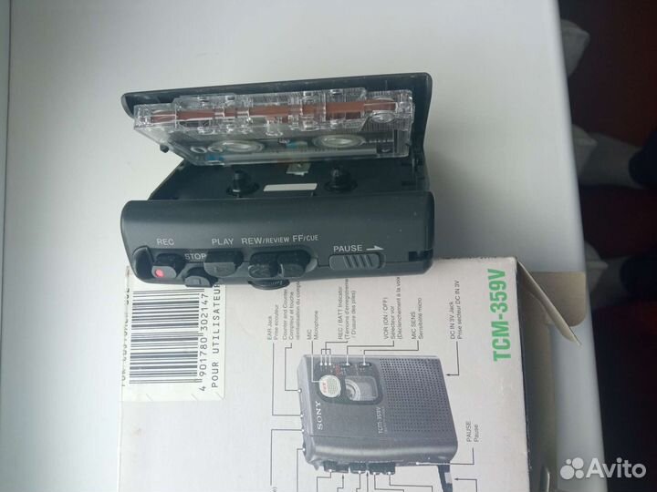 Кассетный диктофон sony