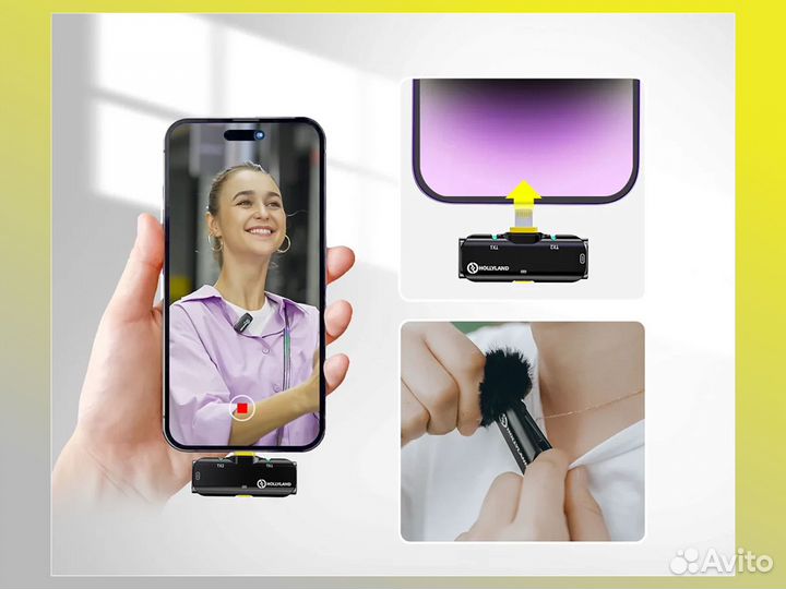 Беспроводной микрофон Hollyland Lark C1 DUO