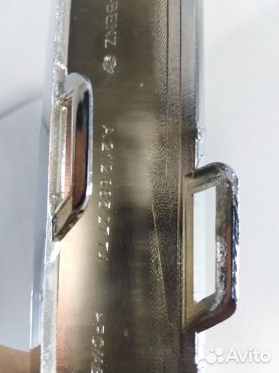 Комплект хрома бампера Mercedes w212 AMG рест E212