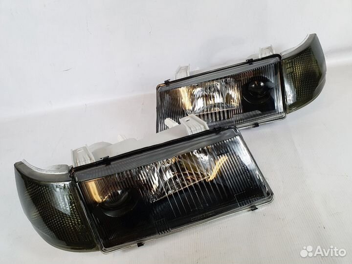 Фары 2110-2112 линза черная маска