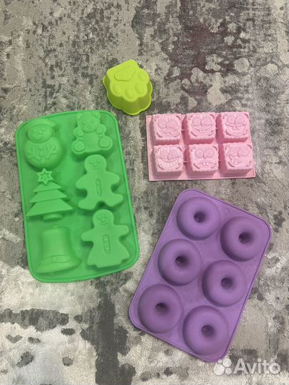 Формы силиконовые для мыла, шоколада, выпечки