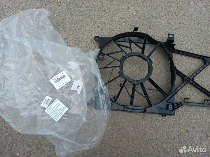 Кожух вентилятора опель астра н