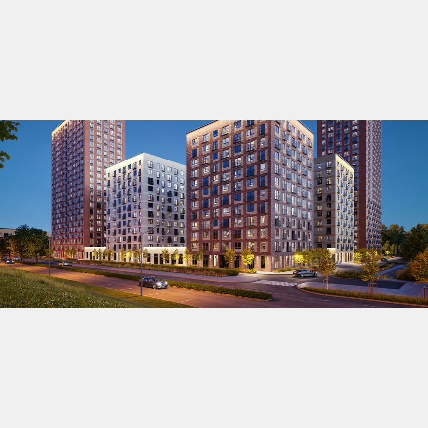 2-к. квартира, 60,9 м², 2/32 эт.