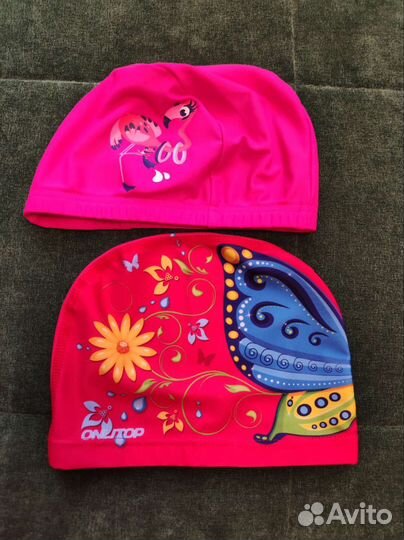 Тканевые шапочки для плавания