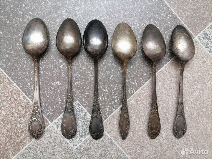 Ложки столовые мельхиоровые СССР