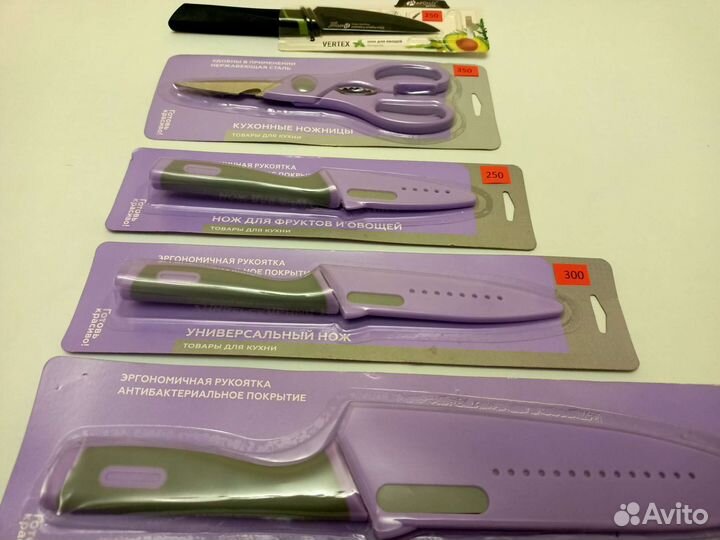 Набор кухонных ножей можно по-отдельности