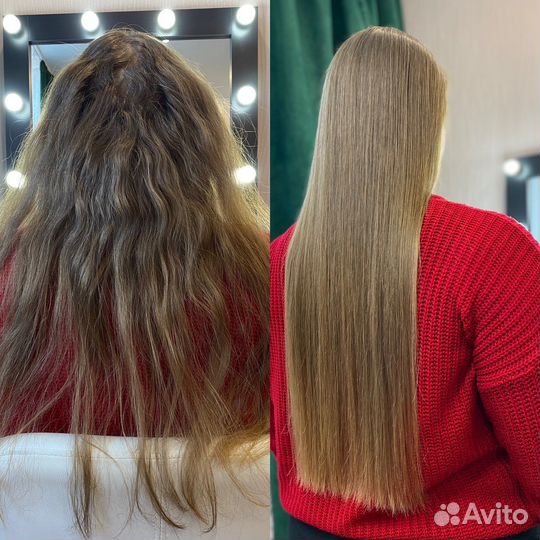 Реконструкция, Выпрямление волос