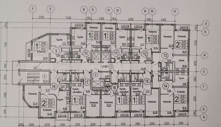 1-к. квартира, 38 м², 2/25 эт.