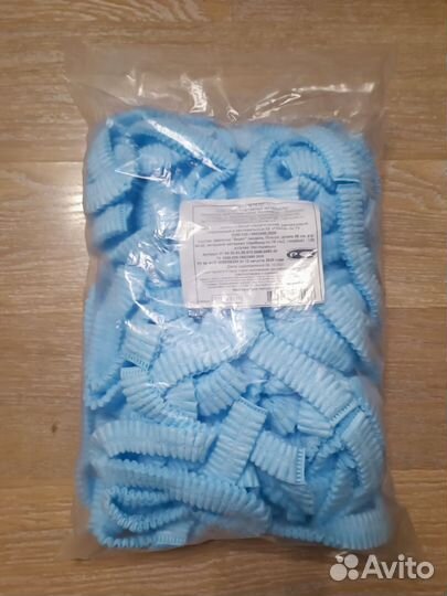 Шапочка- берет одноразовая уп/125 шт