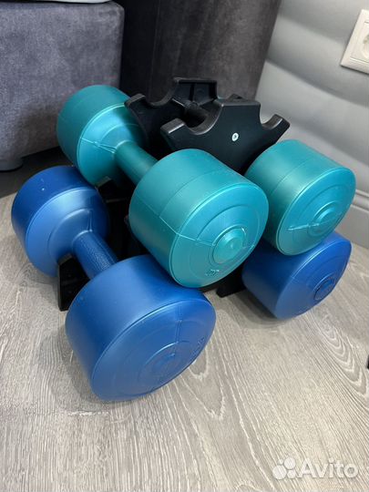 Гантели 5 кги 3 кг поюс подставка