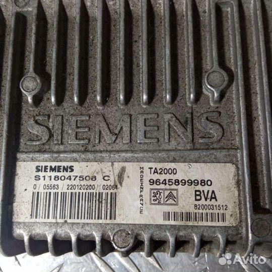 Блок управления АКПП Citroen C5 1 S118047508C, TA2