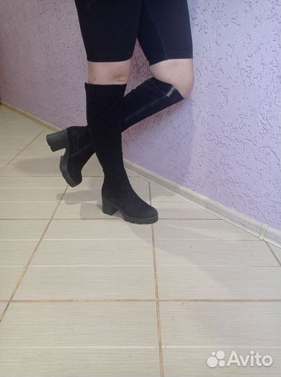 Ботфорты зимние натуральные