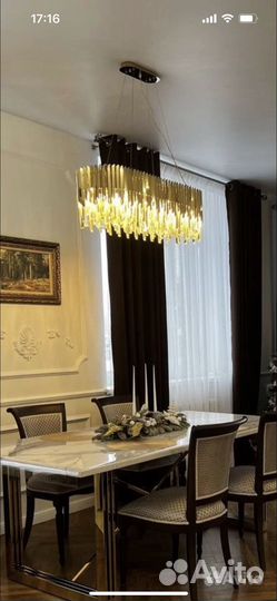 2 Люстры хрустальные и бра
