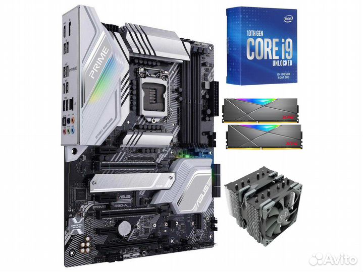 10850K+Z490+32GB DDR43600Mhz+Scythe fuma 2