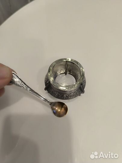 Солонка мельхиор СССР