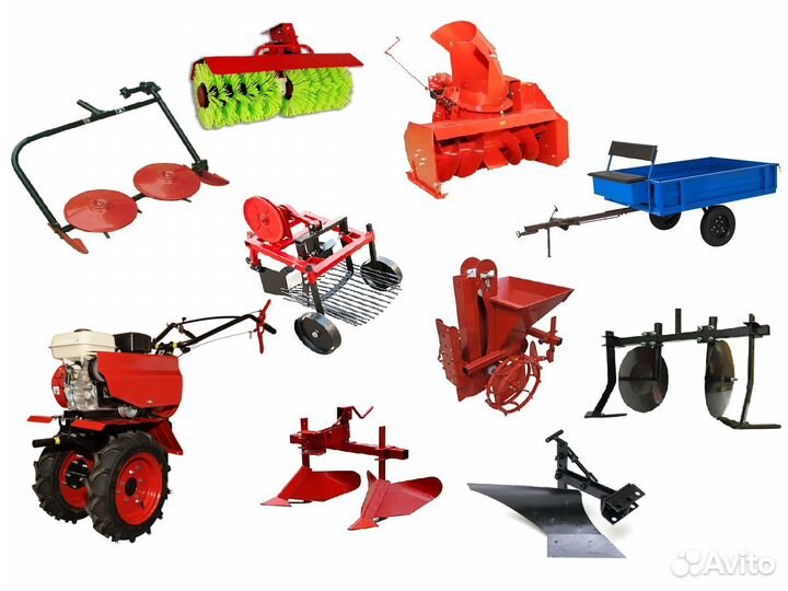 Мотоблоки Двигатели Навесное Оборудование