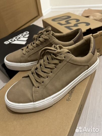 Мужские кожаные кеды размер 40