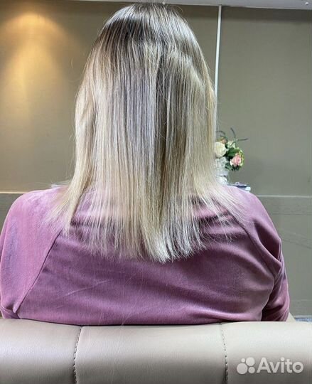 Наращивание волос микрокапсульное