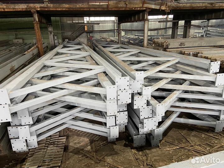 Металлоконструкции б/у, фермы металлические 24 м