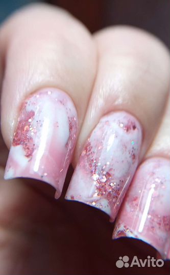 Укрепление гелем, наращивание ногтей