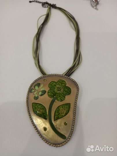 Бижутерия серги кулон подвеска