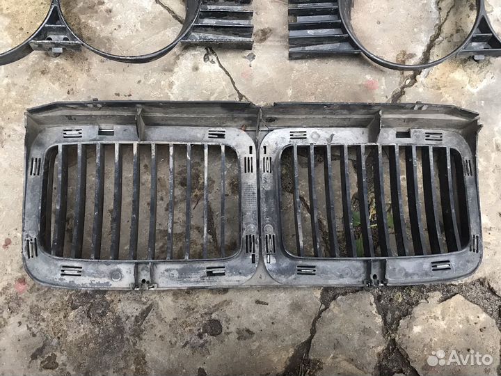 Широкая морда очки решетки радиатора рест bmw е32