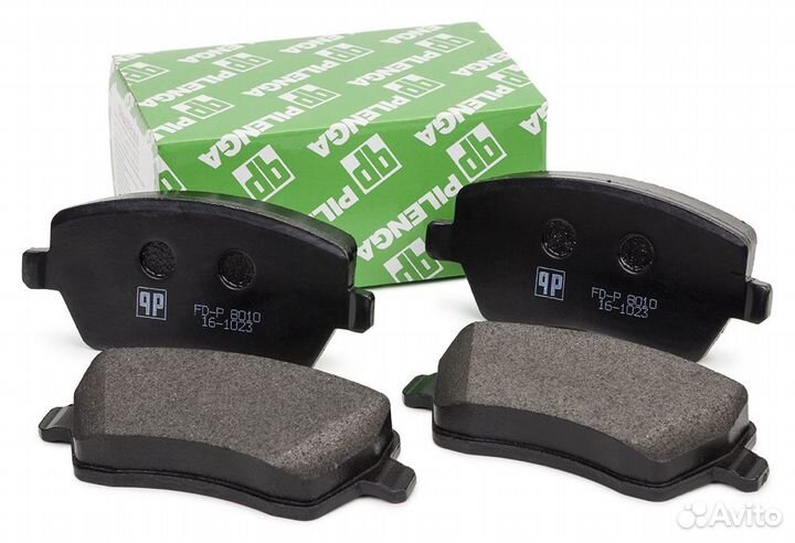 Колодки тормозные дисковые перед, LCV